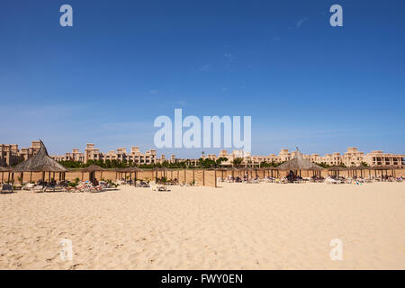 Hotel Riu Touareg sur la plage Praia de Lacacao Boa Vista Cap Vert Afrique Banque D'Images