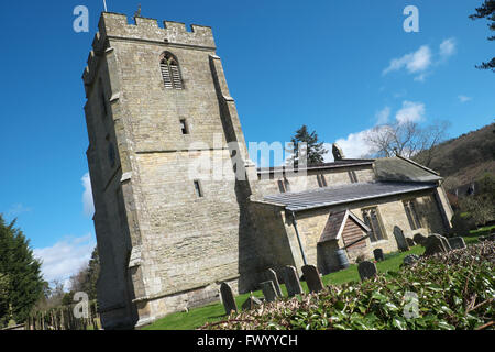 Aymestrey Herefordshire UK - Le Saint Jean Baptiste et l'église St Alkmund Banque D'Images