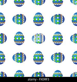 Transparente des oeufs de pâques Illustration de Vecteur