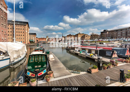 Gloucester Docks Banque D'Images