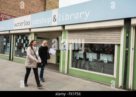 Le marché et commerces sur des Marais, Waterloo, London, SE1, Royaume-Uni Banque D'Images