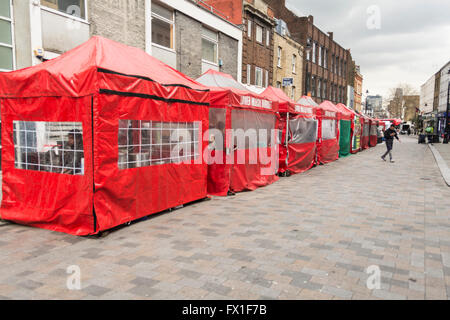 Le marché et commerces sur des Marais, Waterloo, London, SE1, Royaume-Uni Banque D'Images