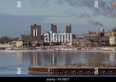 L'usine de Dupont à Kingston (Ontario), le 21 janvier 2016. Banque D'Images