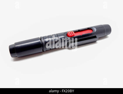 Stylo de nettoyage de lentille Banque D'Images