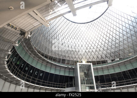 La station de métro Fulton Center dans le Lower Manhattan, NYC, USA Banque D'Images