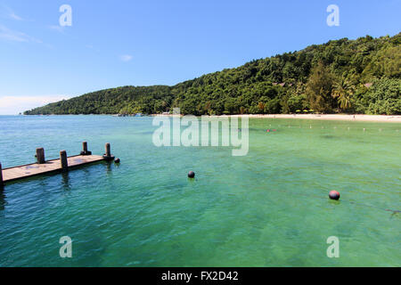 Scenic de Manukan Island, Sabah, Malaisie, Bornoe Banque D'Images