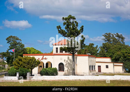 Vue horizontale de maison de Che Guevara à La Havane, Cuba. Banque D'Images