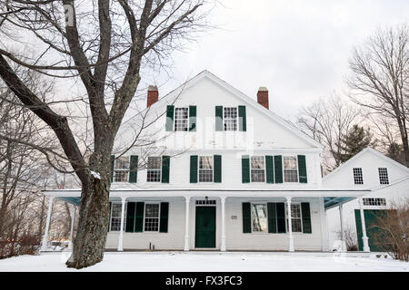 Une vieille maison à Jaffrey Center quartier historique, Jaffrey, New Hampshire Banque D'Images