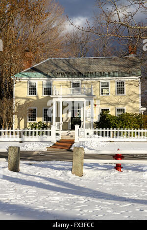 Fitzwilliam Bibliothèque Municipale, Fitzwilliam, New Hampshire Banque D'Images