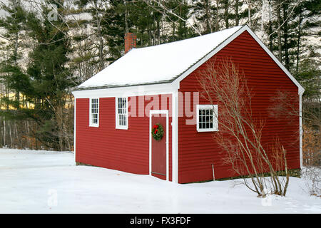 Un petit bâtiment dans le centre du quartier historique, Jaffrey Jaffrey, New Hampshire Banque D'Images