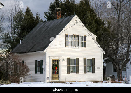 A home in Jaffrey Center quartier historique, Jaffrey, New Hampshire Banque D'Images