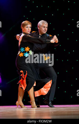 Concours de danse Tango, province de Malaga Torremolinos Costa del Sol, Andalousie, Espagne Europe Banque D'Images