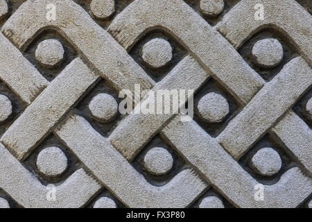 Détail d'une tombe du cimetière de Passy à Paris Banque D'Images