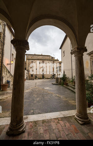 Palazzo Orsini dans la vieille ville médiévale de Pitigliano - Grosseto, Italie, Europe Banque D'Images