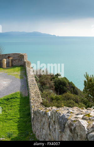 Talamone, Toscane, Italie Banque D'Images