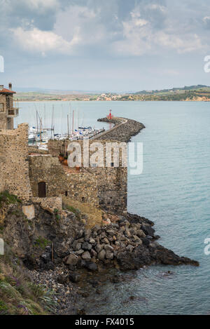 Talamone, Toscane, Italie Banque D'Images