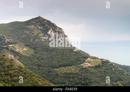 Côte sud, Argentario, Toscane, Italie, Union européenne, Europe Banque D'Images