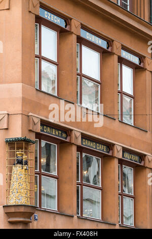 Maison à la Vierge Noire, Vieille Ville, Prague, République Tchèque Banque D'Images