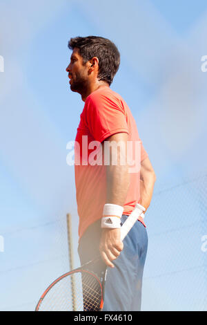 Monte Carlo Rolex Masters ATP, Monaco. Fernando Verdasco Banque D'Images
