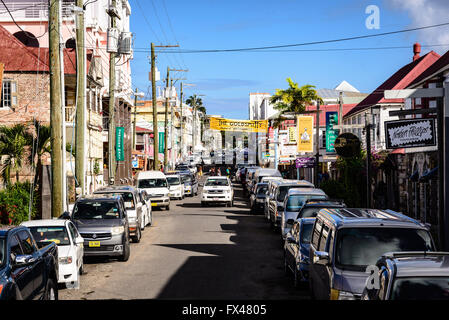 Redcliffe Street, Saint John's, Antigua Banque D'Images