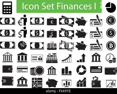 Icon Set Fleurs I avec 50 icônes pour les différents modes de souscription Illustration de Vecteur