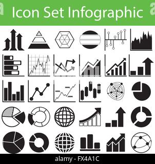 Icon Set infographie avec 30 icônes pour les différents modes de souscription Illustration de Vecteur