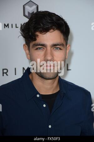 New York, NY, USA. Apr 11, 2016. Adrien Grenier aux arrivées des Premiere, AMC Loews Lincoln Chease, New York, NY Le 11 avril 2016. Credit : Derek Storm/Everett Collection/Alamy Live News Banque D'Images