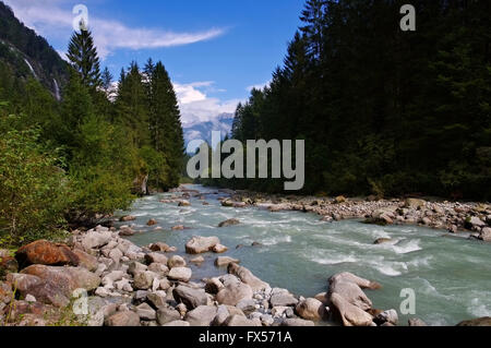 Val Genova in den Dolomiten, Alpen - Val Genova en Dolomites, Alpes Banque D'Images