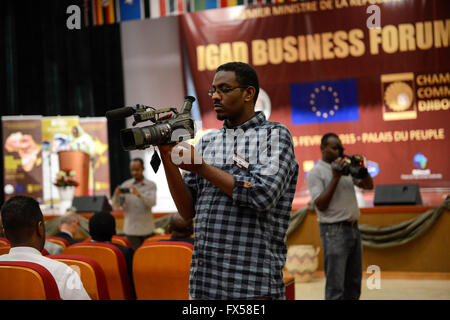 Conférence de l'IGAD DJIBOUTI Business Forum 2015 / DSCHIBUTI Konferenz IGAD Business Forum 2015 Banque D'Images