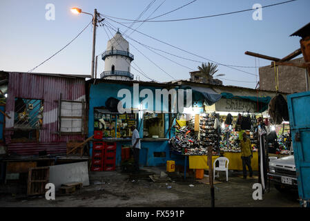 DJIBOUTI , Djibouti Ville, mosquée Hamoudi dans old town / DSCHIBUTI, Dschibuti Stadt, Hamoudi Moschee in der Altstadt Banque D'Images