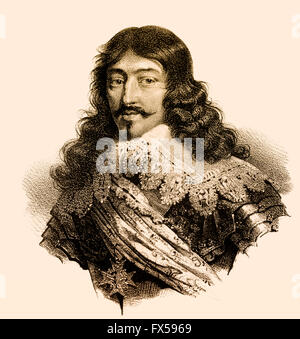 Louis XIII, Louis le Juste, Louis XIII, 1601-1643, Roi de France et Roi de Navarre comme Louis II Banque D'Images