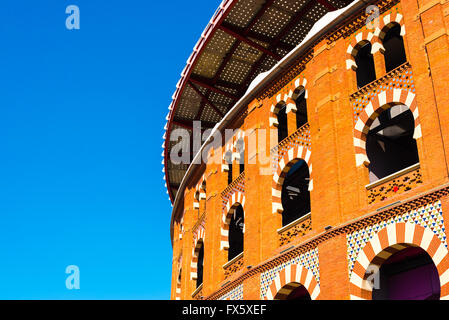 Arenas de Barcelona, l'ancienne arène de corrida Banque D'Images
