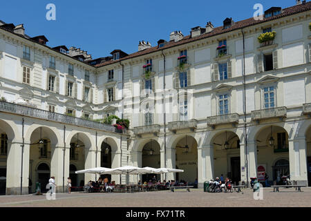 Piazza Vittorio Veneto, Turin, Piémont, Italie Banque D'Images