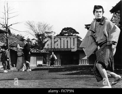 Yojimbo Yojinbo Année : 1961 Réalisateur : Akira Kurosawa Japon Tatsuya Nakadai Banque D'Images