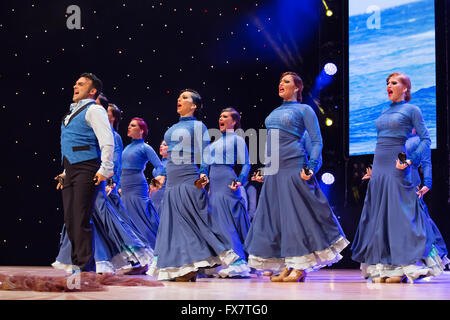 Concours de danse, la province de Malaga Torremolinos Costa del Sol, Andalousie, Espagne Europe Banque D'Images