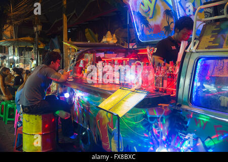 Mobile bar Thaïlande Bangkok Banglamphu Banque D'Images