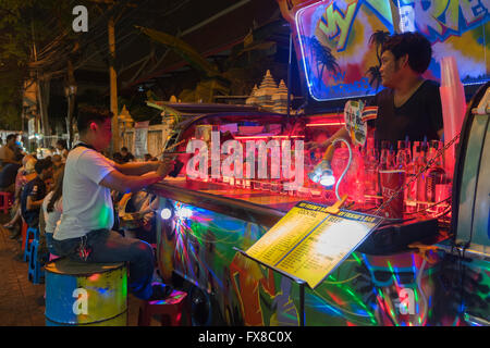 Mobile bar Thaïlande Bangkok Banglamphu Banque D'Images