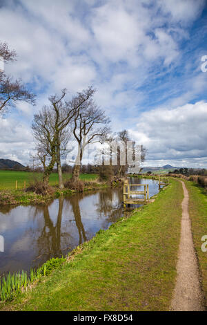 Monmouth Brecon Canal. Banque D'Images