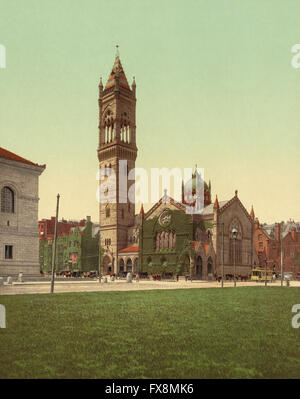 Nouvelle église Old South, Boston, Massachusetts, USA, impression Photochrome, vers 1900 Banque D'Images