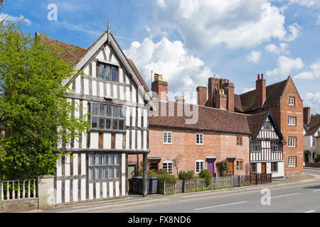 Bâtiments historiques de la ville de Riverside Bewdley, Worcestershire, Angleterre, RU Banque D'Images