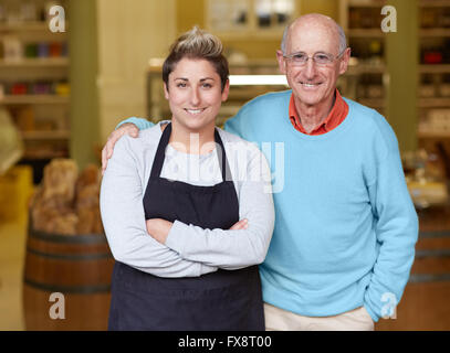 Maintien de la Deli dans la famille Banque D'Images