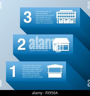 Entreprise en pleine croissance Illustration de Vecteur