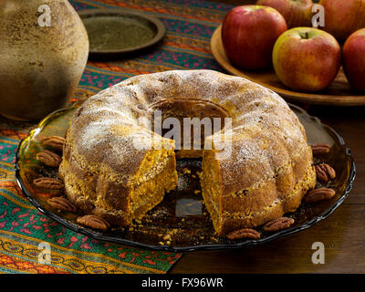 Gâteau bundt automne Banque D'Images