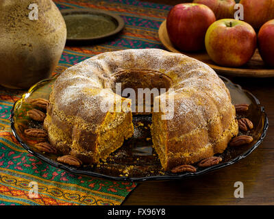 Gâteau bundt automne Banque D'Images