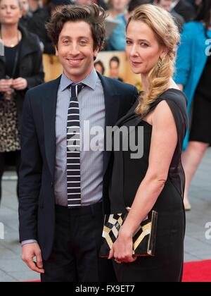 Londres, Royaume-Uni. 12 avril, 2016. Simon Helberg à première mondiale de 'Florence Foster Jenkins' Film à Londres 12/04/2016 : dpa Crédit photo alliance/Alamy Live News Banque D'Images