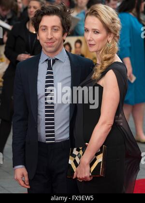 Londres, Royaume-Uni. 12 avril, 2016. Simon Helberg à première mondiale de 'Florence Foster Jenkins' Film à Londres 12/04/2016 : dpa Crédit photo alliance/Alamy Live News Banque D'Images