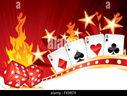 Casino chaud Illustration de Vecteur