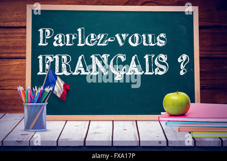 Image composite du drapeau national français création numérique Banque D'Images