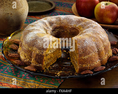 Gâteau bundt automne Banque D'Images