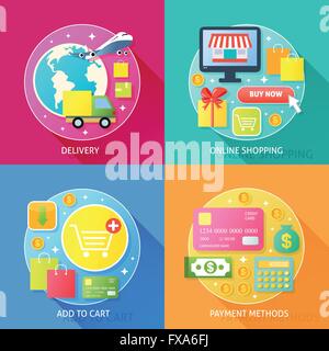 Concept des processus d'affaires Illustration de Vecteur